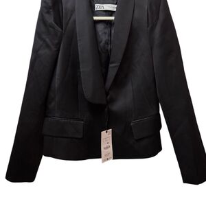 Zara Women's Elegant Black Suit Jacket